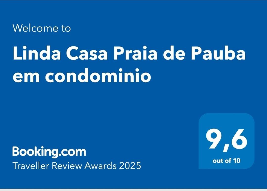 Linda Casa Praia De Pauba Em Condominio Сан-Себастьян Экстерьер фото